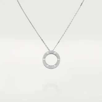 Collana Love, pavé di diamanti – Oro bianco, Diamanti – Cartier