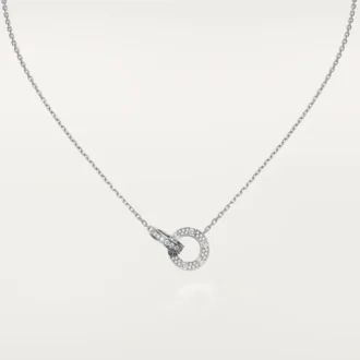 Collana Love, pavé di diamanti – Oro bianco, Diamanti – Cartier