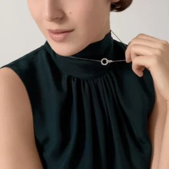 Collana Love, pavé di diamanti – Oro bianco, Diamanti – Cartier