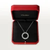 Collana Love, pavé di diamanti – Oro bianco, Diamanti – Cartier