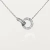 Collana Love, pavé di diamanti – Oro bianco, Diamanti – Cartier