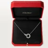 Collana Love, pavé di diamanti – Oro bianco, Diamanti – Cartier