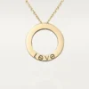 Collana Love, pavé di diamanti – Oro giallo, diamanti – Cartier