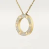 Collana Love, pavé di diamanti – Oro giallo, diamanti – Cartier