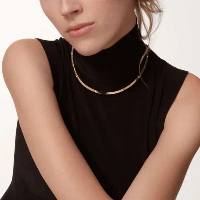 Collana Love Torque, 10 diamanti