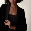 Collana lunga Agrafe, semi-pavé