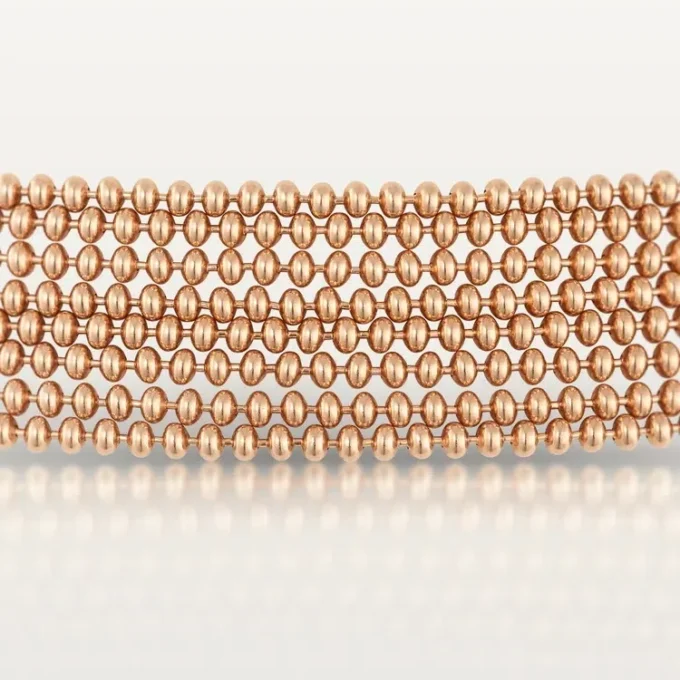 Collana lunga Agrafe, semi-pavé