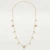 Collana lunga Grain De Cafe, diamanti
