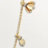 Collana lunga Grain De Cafe, diamanti