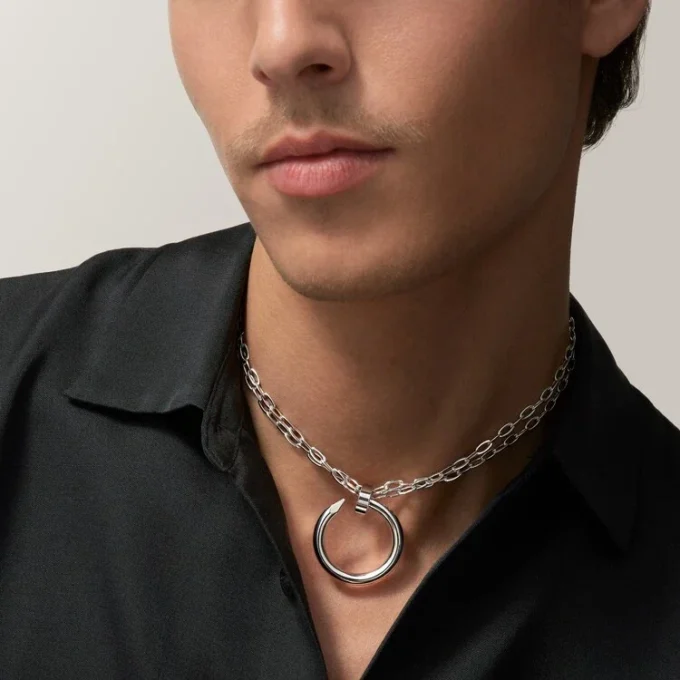 Collana lunga Juste Un Clou, multiuso, modello extra-large