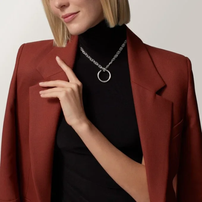 Collana lunga Juste Un Clou, multiuso, modello extra-large