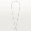 Collana lunga Juste Un Clou, multiuso, modello extra-large, pavé
