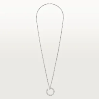 Collana lunga Juste Un Clou, multiuso, modello extra-large, pavé