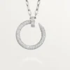 Collana lunga Juste Un Clou, multiuso, modello extra-large, pavé