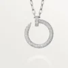 Collana lunga Juste Un Clou, multiuso, modello extra-large, pavé
