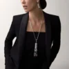 Collana lunga Panthere De Cartier, rubino, multi-wear, modello grande, pavé