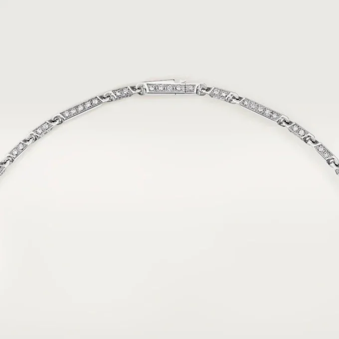 Collana lunga Panthere De Cartier, rubino, multi-wear, modello grande, pavé