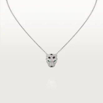 Collana Panthere De Cartier con diamanti, oro bianco | Cartier Us