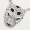 Collana Panthere De Cartier con diamanti, oro bianco | Cartier Us