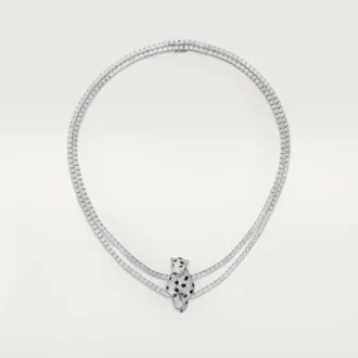 Collana Panthere De Cartier, multi-wear, pavé