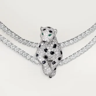 Collana Panthere De Cartier, multi-wear, pavé