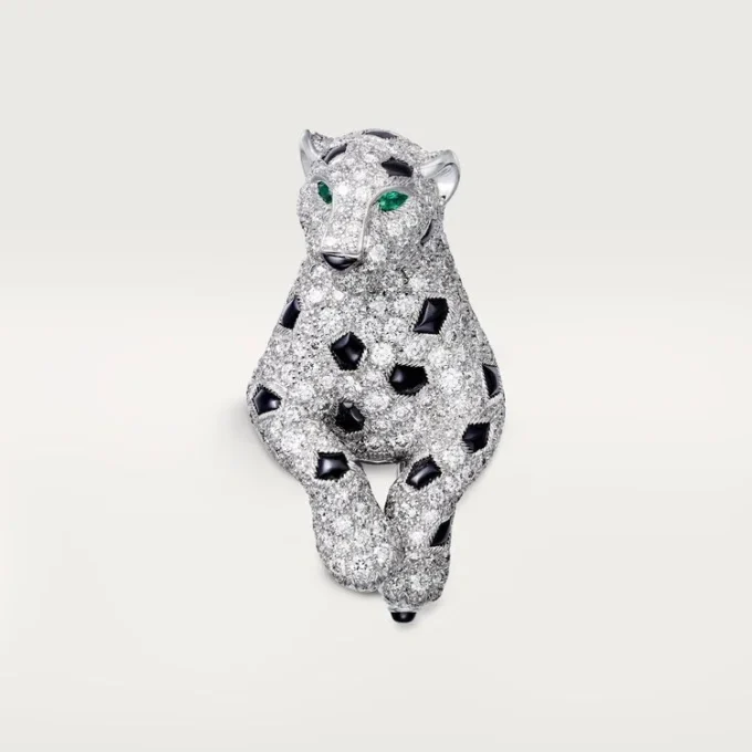 Collana Panthere De Cartier, multi-wear, pavé