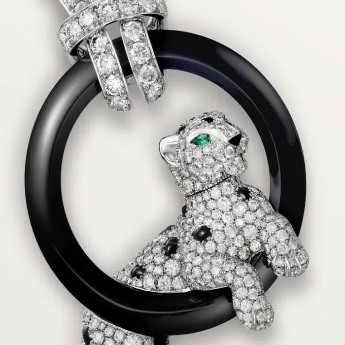 Collana Panthere De Cartier, pavé