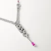 Collana Panthere De Cartier, rubellite, pavé
