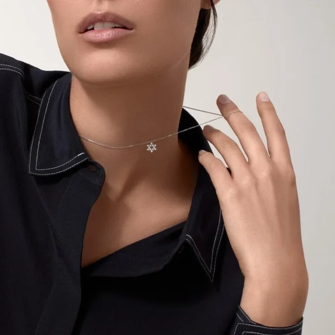 Collana Symbol – Oro bianco, diamanti – Cartier