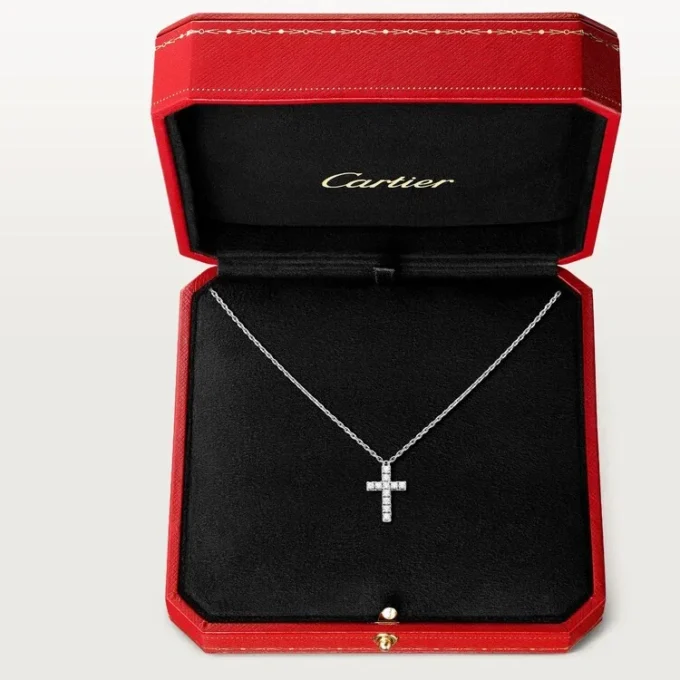 Collana Symbols – Oro bianco, diamanti – Cartier