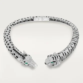 Collana Torque Indomptables De Cartier, pavé