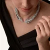 Collana Torque Indomptables De Cartier, pavé