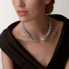 Collana Torque Indomptables De Cartier, pavé