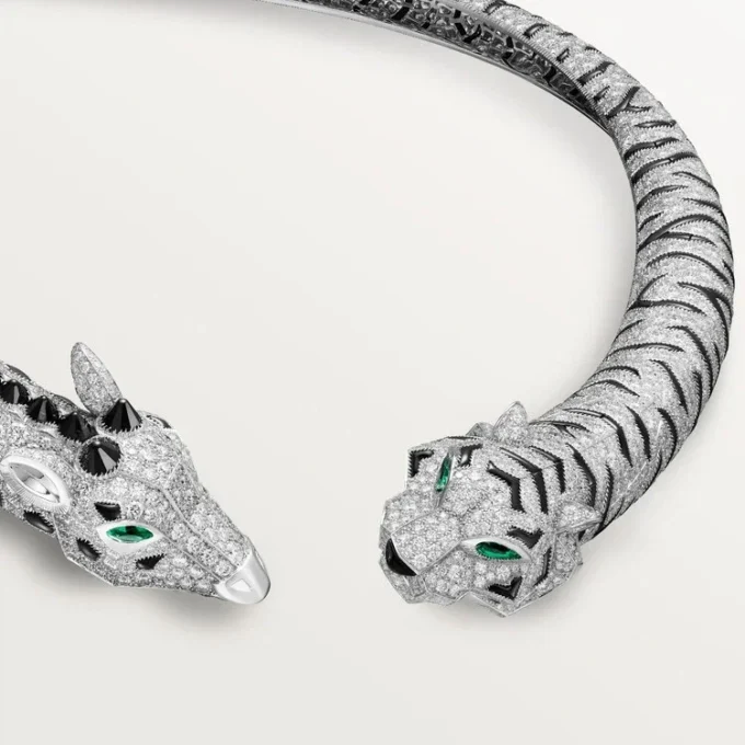 Collana Torque Indomptables De Cartier, pavé