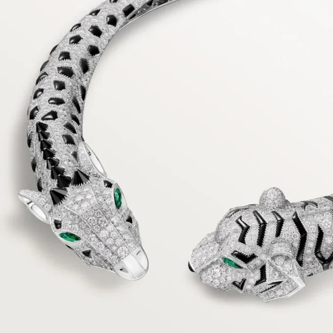 Collana Torque Indomptables De Cartier, pavé