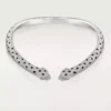Collana Torque Panthere De Cartier, articolata, con pavé