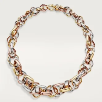 Collana Trinity, a forma di cuscino, modello extra-large