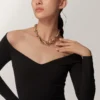 Collana Trinity, a forma di cuscino, modello extra-large