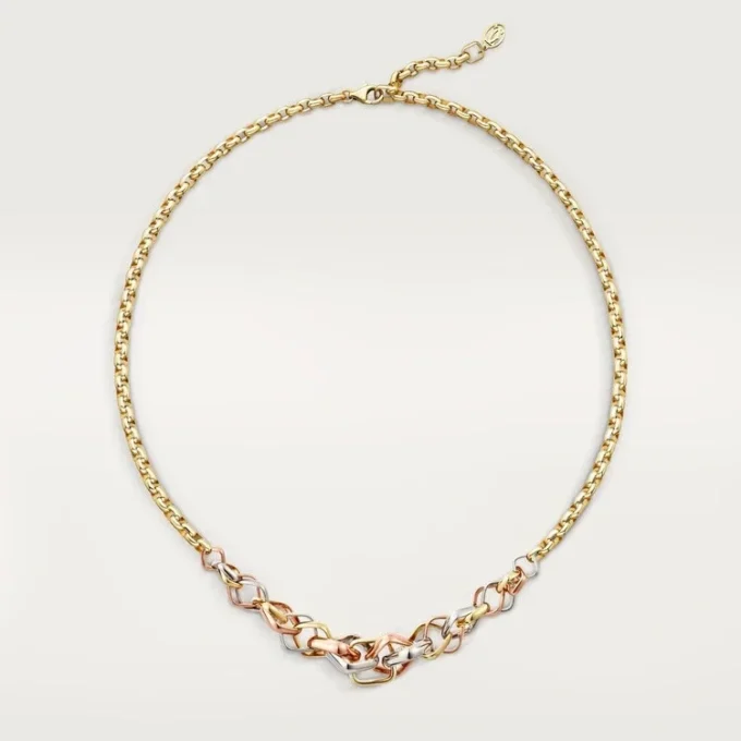 Collana Trinity, a forma di cuscino, modello medio