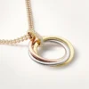 Collana Trinity con diamanti in oro tricolore | Cartier Us