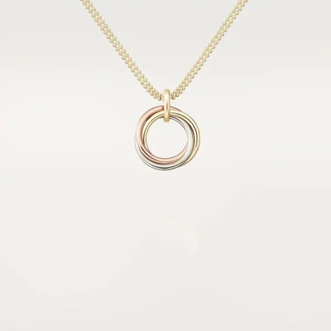 Collana Trinity con diamanti in oro tricolore | Cartier Us