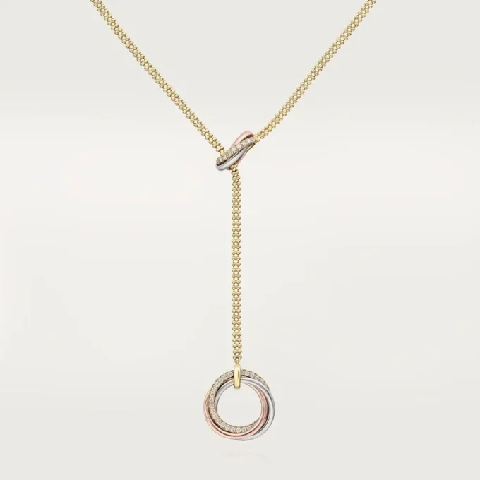 Collana Trinity, diamanti