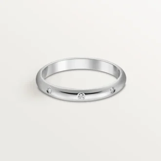 Fede nuziale 1895 – Platino, Diamanti – Cartier