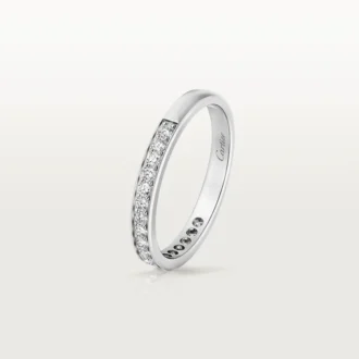 Fede nuziale 1895 – Platino, Diamanti – Cartier
