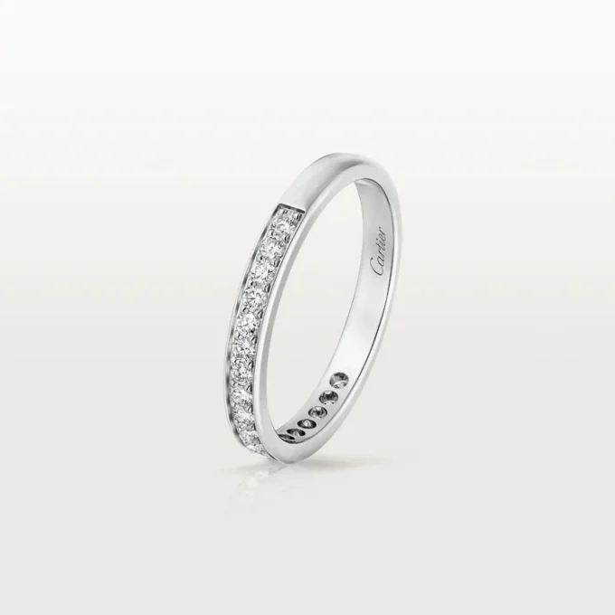 Fede nuziale 1895 – Platino, Diamanti – Cartier