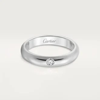 Fede nuziale 1895 – Platino, diamanti – Cartier
