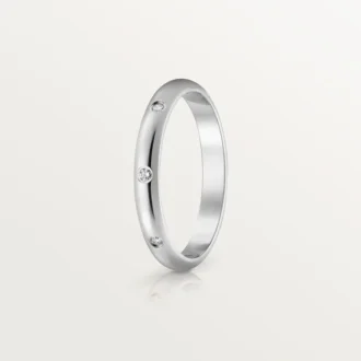 Fede nuziale 1895 – Platino, Diamanti – Cartier