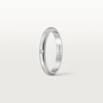 Fede nuziale 1895 – Platino, diamanti – Cartier