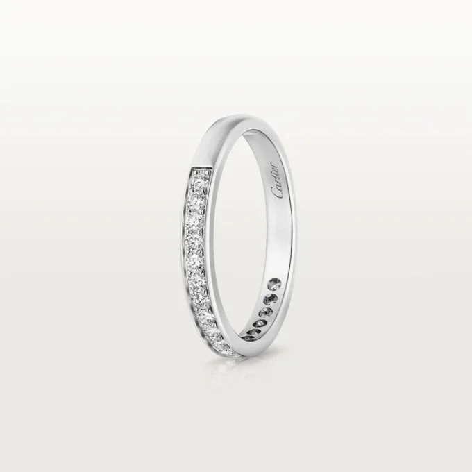 Fede nuziale 1895 – Platino, Diamanti – Cartier