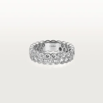 Fede nuziale Broderie De Cartier – Oro bianco, diamanti – Cartier